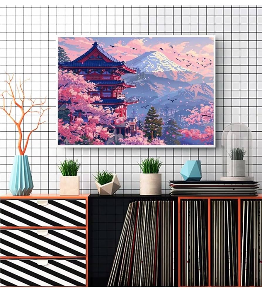 Amazon.com: Diamond Painting Tokyo Landscape Diamond Art